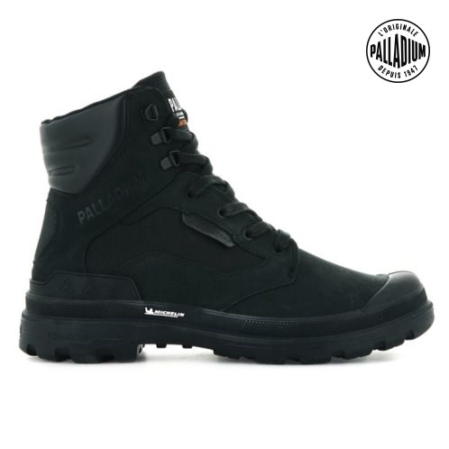 Palladium Pampa X Tech WPN Men's Boots Black | UK P386-LAY